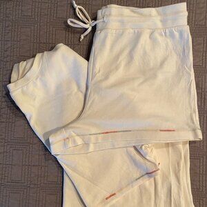 Madewell lounge set, med shorts, large top, soft cotton & modal, comfy, cute